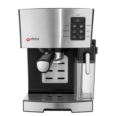 Alpina SF-2812 Espresso Coffee Machine – 15-Bar Italian Pump, 1470W, Built-In Milk Frother & 700ml Milk Tank