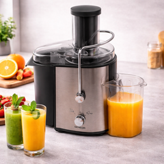 Sencor Juicer SJE1055SS – Stainless Steel 800W Juice Extractor - Habitt