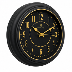 Heritage Vintage Wall Clock – 15 Inch Plastic Frame