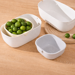 Drain Basket – Multi-Purpose Kitchen Washing  Straining Basket