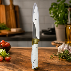 Loose Kitchen Knife Set with Golden Finish Handle - Habitt