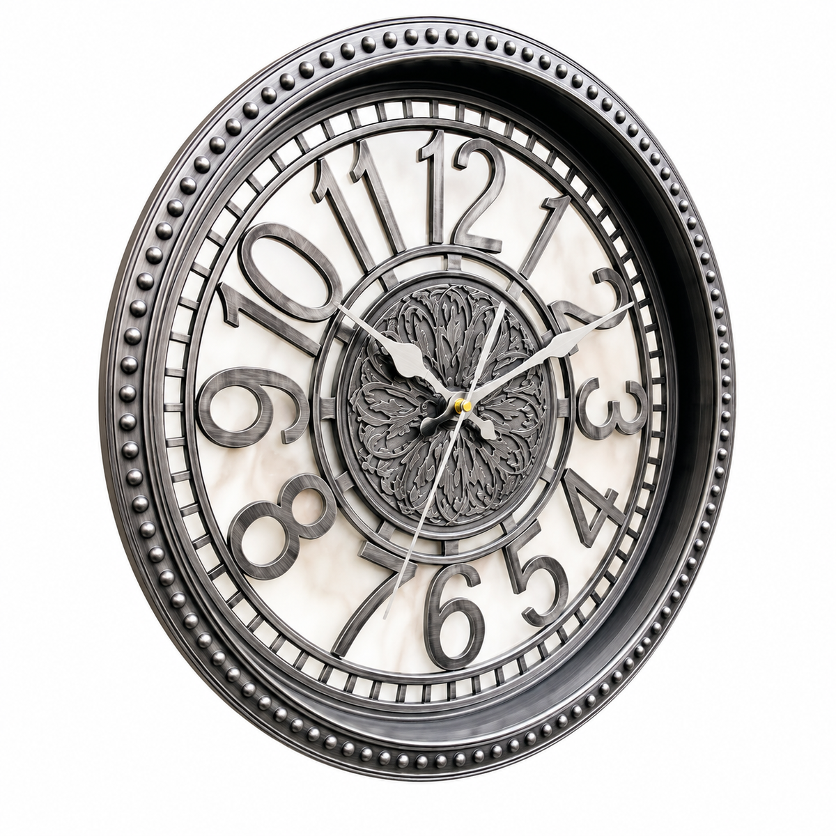 Heritage Retro Wall Clock – 15 Inch Plastic Frame