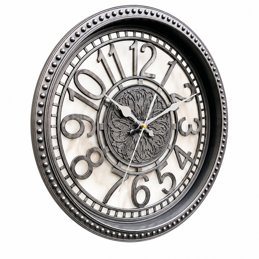 Heritage Retro Wall Clock – 15 Inch Plastic Frame