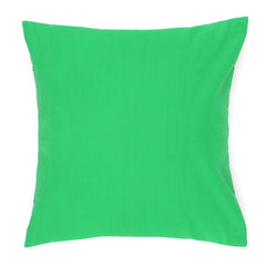 Green Textured Cushion Cover 18x18 – Modern Decorative Throw Pillow for Sofa, Bed & Living Room