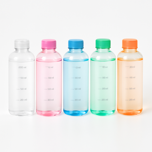 1Pc 500ml Transparent Plastic Water Bottle with Leak-Proof Cap for Everyday Hydration