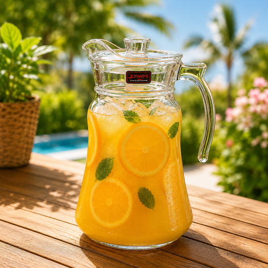 Premium Clear Glass Jug – 1 Piece (1700 mL)