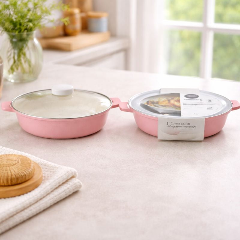 2PC (Pot + Lid) Assorted Plastic Microwave Cooking Pot - Habitt