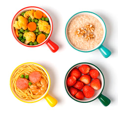 1 Pc Stone Sauce Pan – Ceramic Handled Soup & Sauce Bowl (Assorted color)