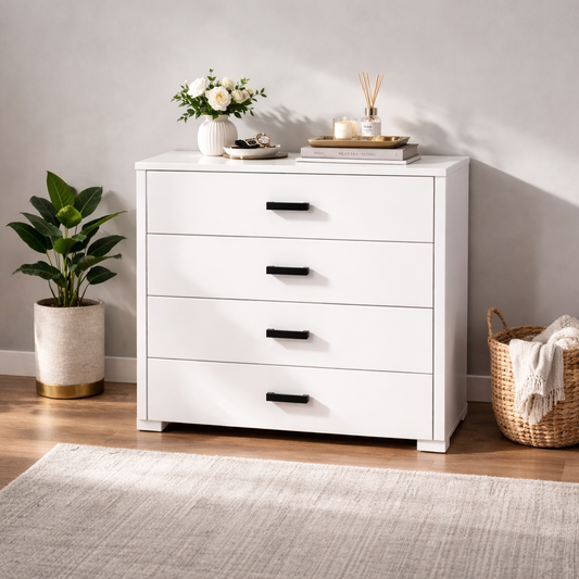 Portable Bedside Table with Drawers – Modern Multi-Drawer Nightstand Organizer - Habitt