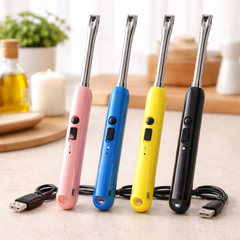 Metal Rechargeable Lighter – USB Electric Windproof Lighter