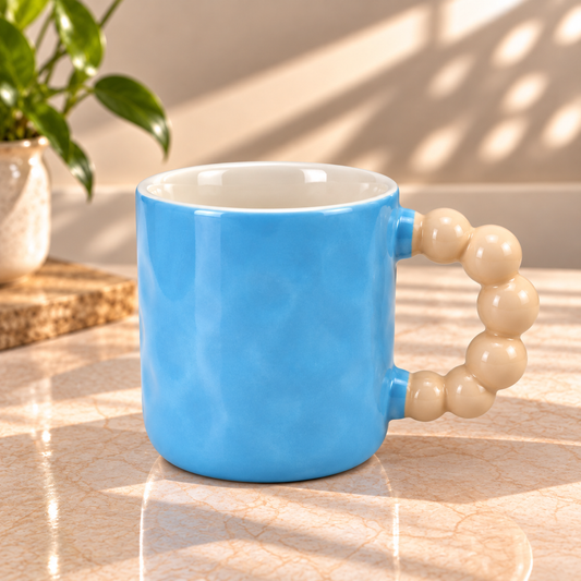 Colourful Bubble Handle Mug