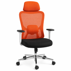 Dious High-Back Ergonomic Mesh Executive Chair – 640W x 610D x 1315H Breathable Office Chair with Headrest & Lumbar Support - Habitt