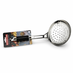 Stainless Steel Skimmer Spoon – Heavy-Duty Kitchen Strainer (1 Pc)