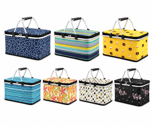 1 Pc Food Picnic Basket Assorted