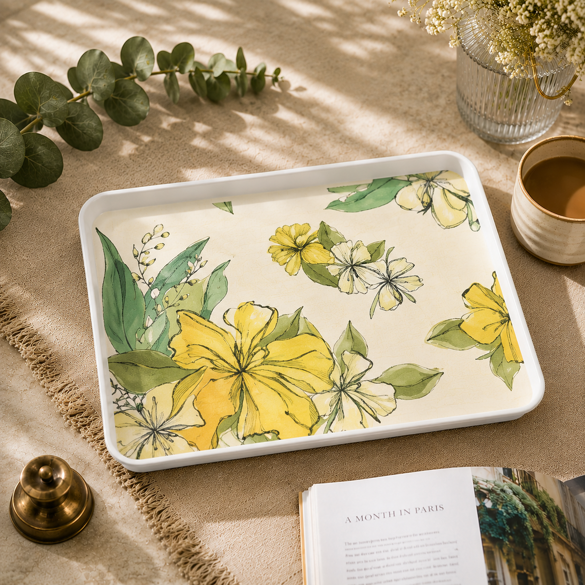 Sunflora Melamine Serving Tray – 144C