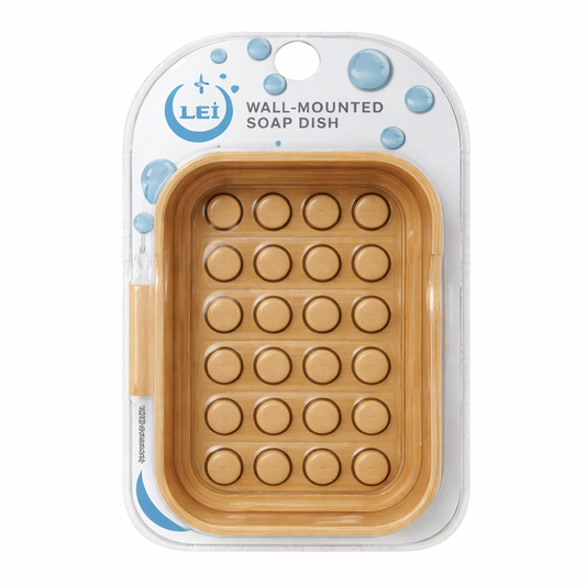 Soap Tray with Dotted Drain Design – Durable Bathroom Soap Holder with Anti-Slip Base - Habitt