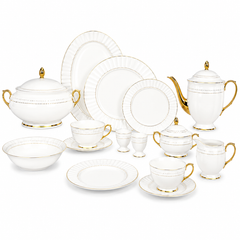 Grand 65-Piece Dinner Set | Elegant Dining & Serving Collection