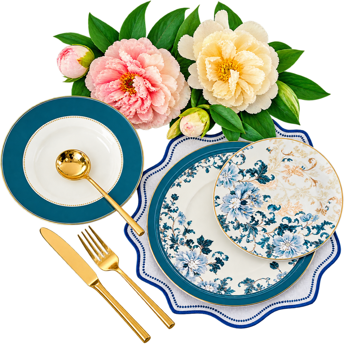18 PCS Signature Plate Set – Elegant Dinnerware Collection for Home & Entertaining