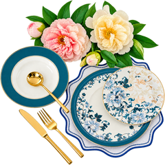 18 PCS Signature Plate Set – Elegant Dinnerware Collection for Home & Entertaining