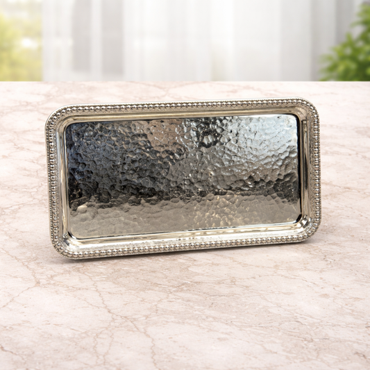 Metal Pallet 27.5x16.5 – Decorative Rectangular Serving Tray - Habitt