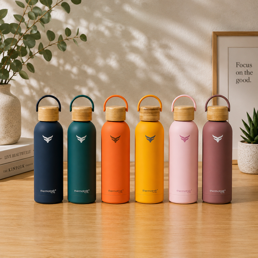 Assorted THERMOTREK Charlie Sports Bottle 750ML | Stylish Carry Handle Bottle