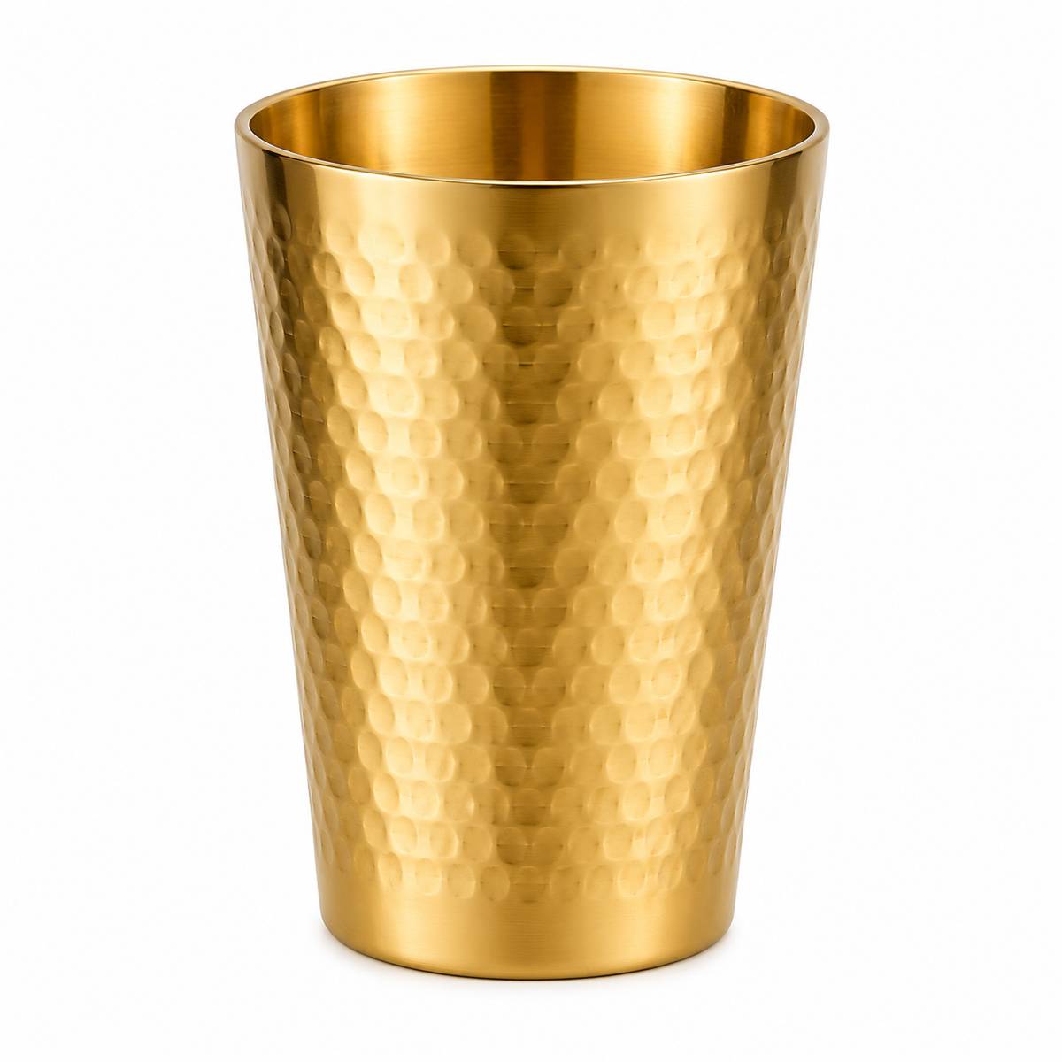 Golden/Silver Hammered Glass