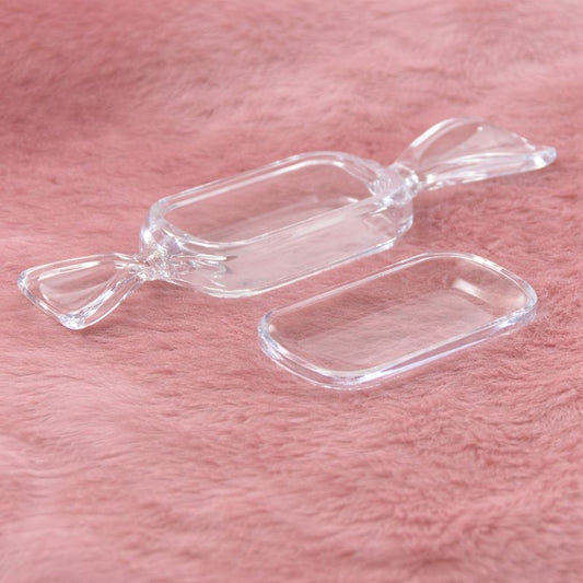 Crystal Candy Jewelry Organizer – Clear Mini Storage Boxes (10 PCS Set)