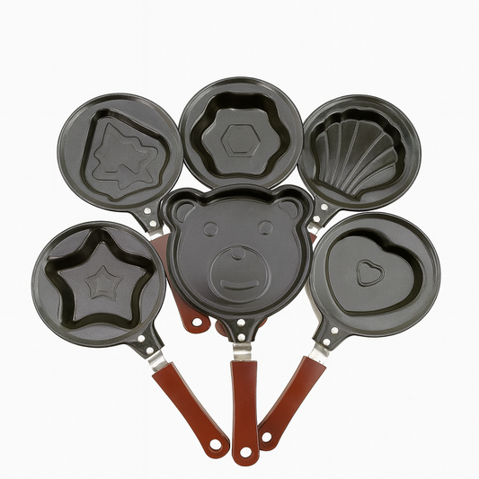 1Pc Mini Fry Pan (Assorted)– Non-Stick Cute Shape Pans