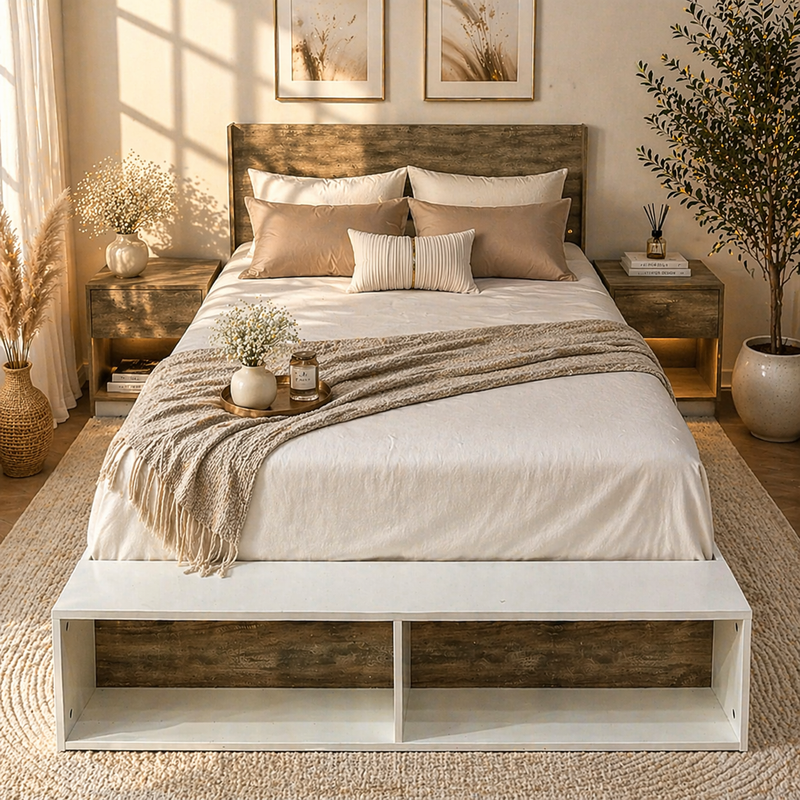 Mike Single Size Bed - Habitt
