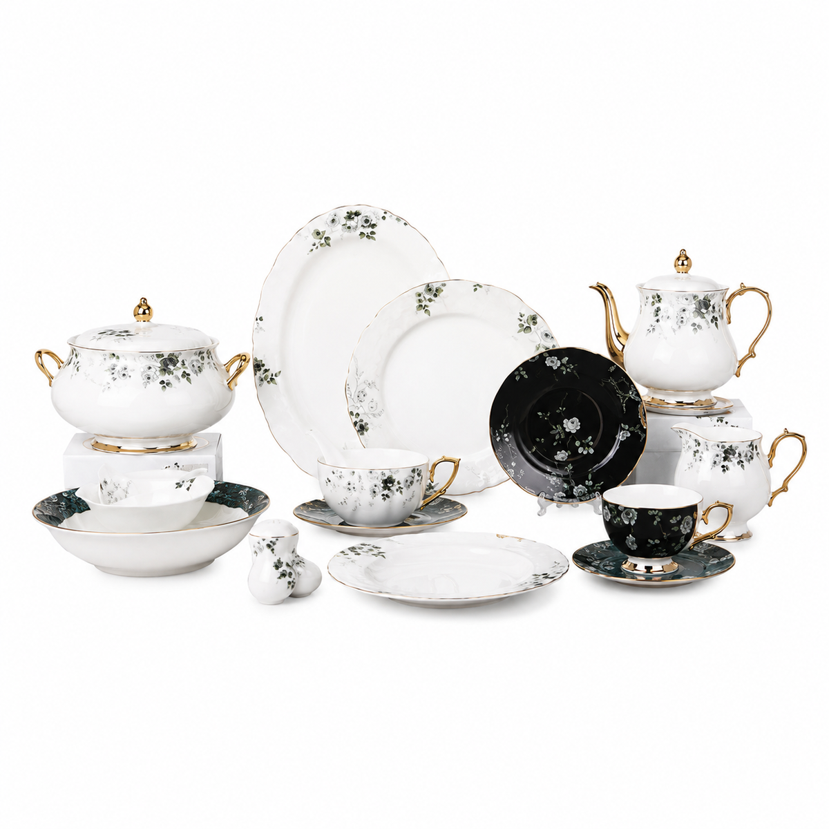 Dinner Set 65 & 85 Pieces – Elegant Tableware Collection