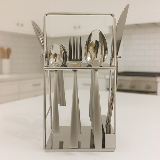 26-Piece ALPEN Cutlery Set – Sleek Modern Stainless Steel