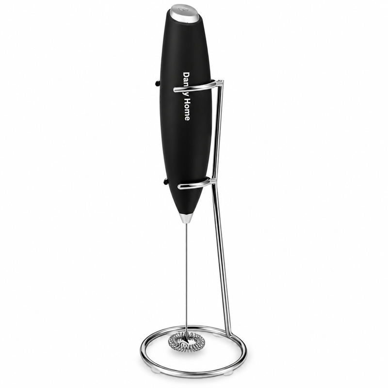Milk Frother with Metal Stand