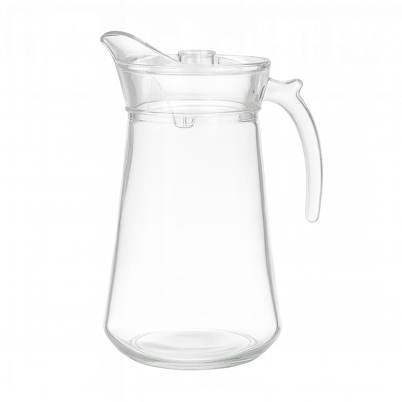 Classic Tapered Clear Glass Jug – 1 Piece (1700 mL) - Habitt