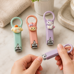 1 PC Kids Cartoon Nail Clipper – Cute Animal Design Baby & Kids Safety Nail Cutter (Assorted)
