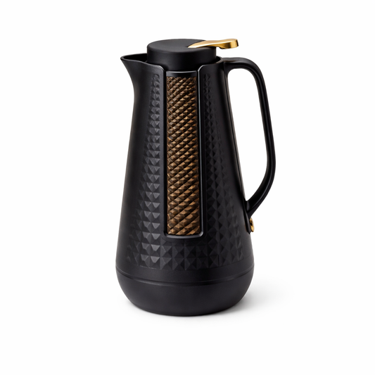 Premium Insulated Thermos Flask – Black, White & Cream - Habitt