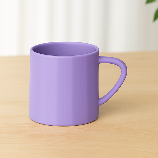 420ML Matte Pastel Ceramic Mugs – Purple