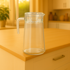 Premium Clear Glass Jug – 1 Piece (1980 mL)
