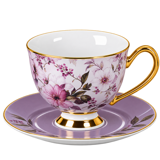 12 PCS Classic Cup & Saucer Set – Stylish Tea & Coffee Tableware