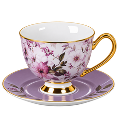 12 PCS Classic Cup & Saucer Set – Stylish Tea & Coffee Tableware