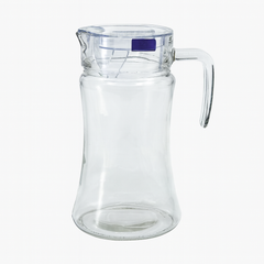 Curved Clear Glass Jug – 1 Piece (1380 mL)