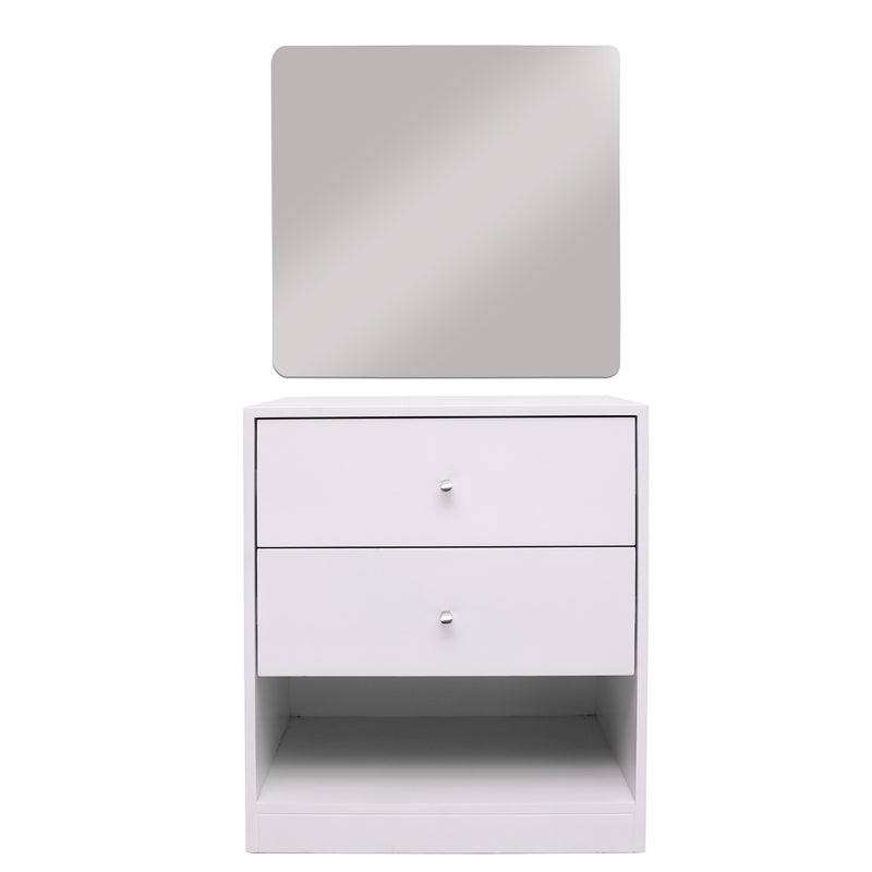 Elden White Dresser With  Mirror