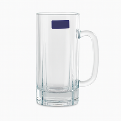 Clear Glass Juice Mug with Handle 415 ml – Set of 6 | Premium Transparent Drinkware for Home & Café