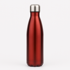 1Pc Water Bottle – 500ml Assorted | Reusable Bottle with Protective Sleeve & Leak-Proof Lid