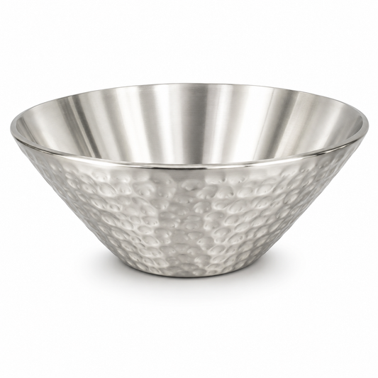 New Style Hammered Gravy Bowl – Silver