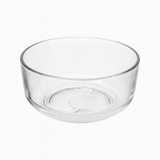 3-Piece Clear Glass Bowl Set – 640 ml Multi-Purpose Kitchen & Serving Bowls - Habitt