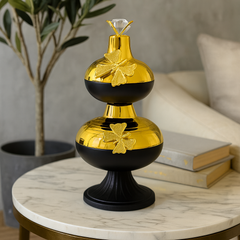 Luxury Black & Gold Candy Jar Set – 2 Tier or 3 Tier Decorative Storage