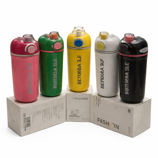 Stainless Steel Vacuum Traveling Cup M192 – 420ML Insulated Thermal Bottle - Habitt