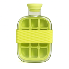 Ice Bottle with Built-In Ice Cube Grid – Portable Cooling Water Bottle (500ml / 800ml)