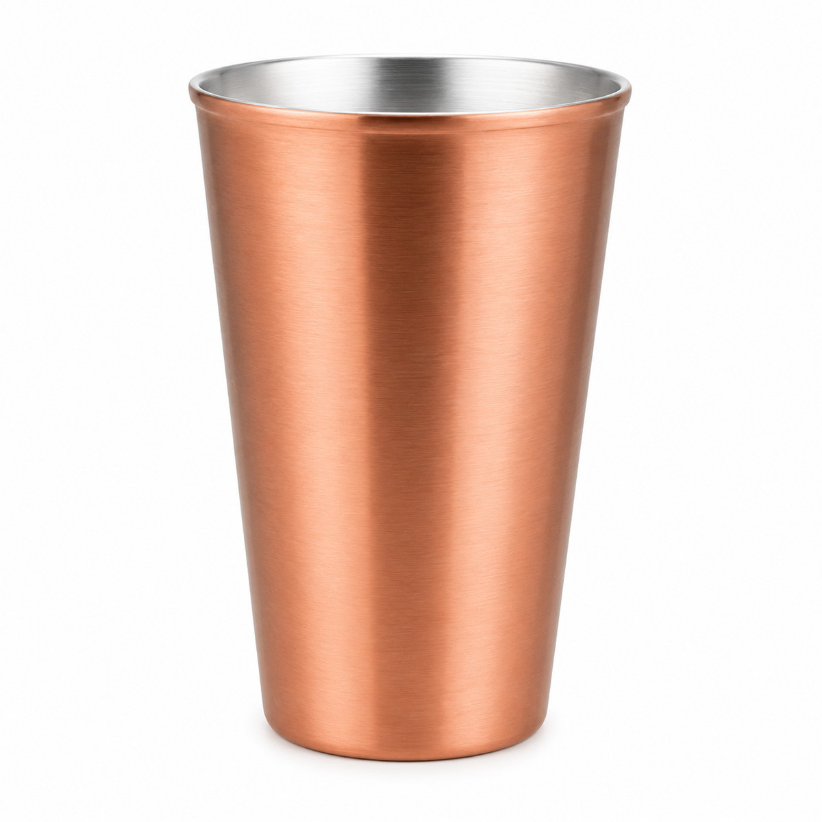 Copper Double Wall Plain Glass