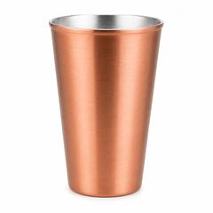 Copper Double Wall Plain Glass